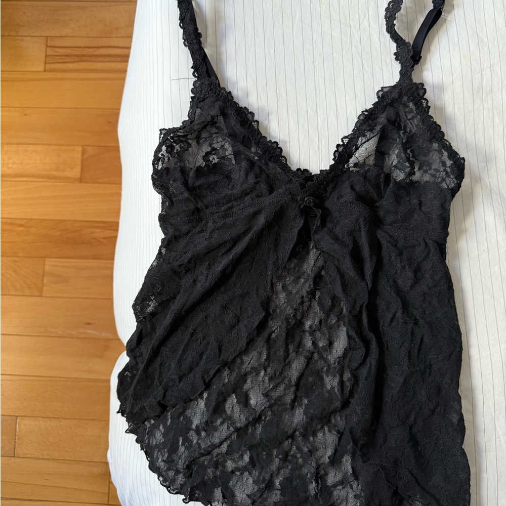 Skims Black Lace Camisole
